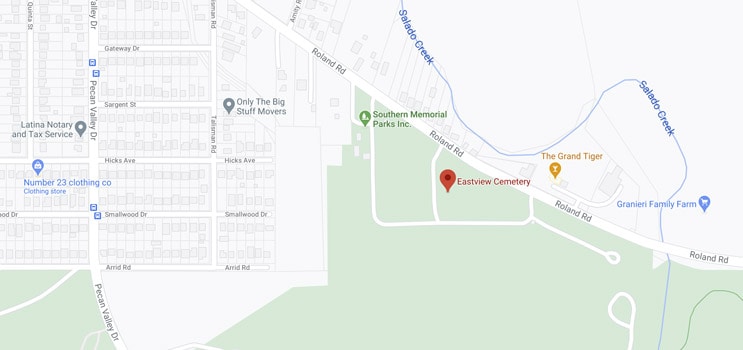 Eastview Cemetery Map